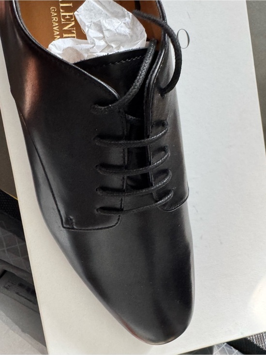 Valentino black  Derby Shoes - new - Made in Italy